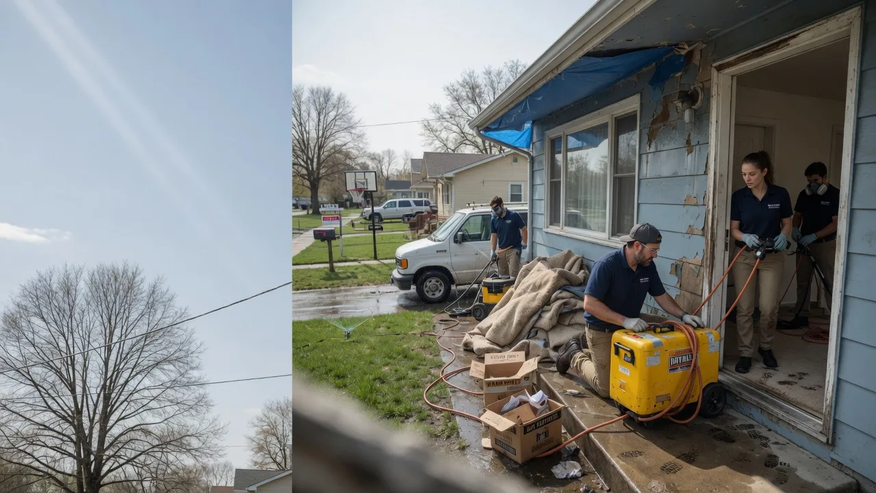 Basement Flood Cleanup in Irwin, PA near me